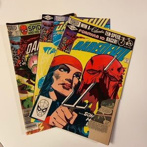 Marvel Daredevil #177, 178, 179 vintage